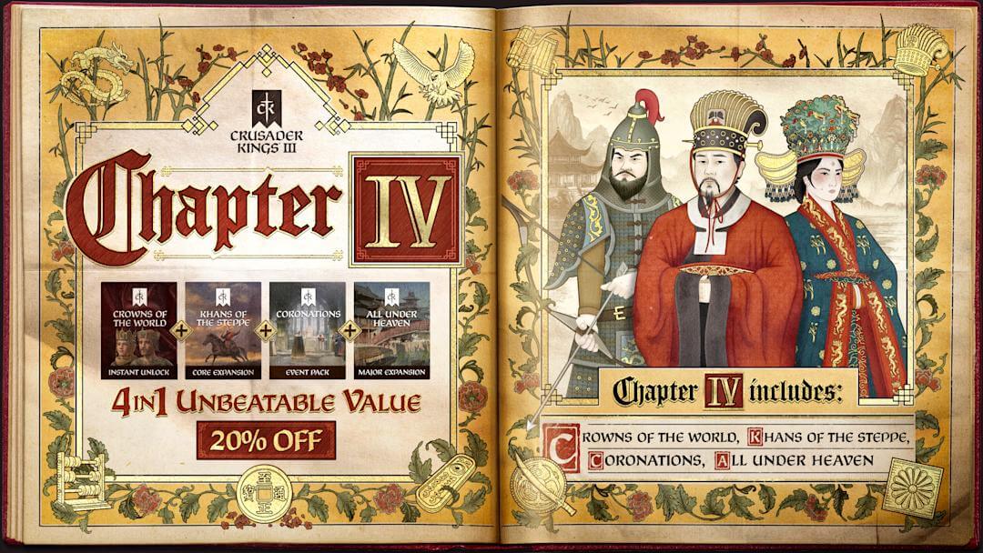 Crusader Kings III Chapter IV expansion 4K