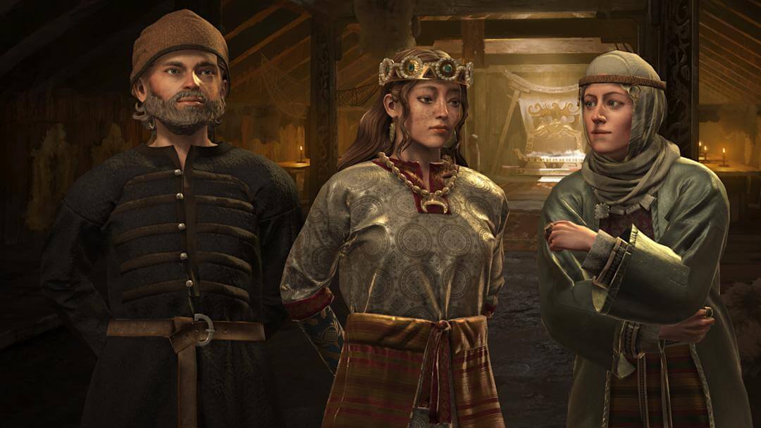 Crusader Kings 3 West Slavic attire screen 4K